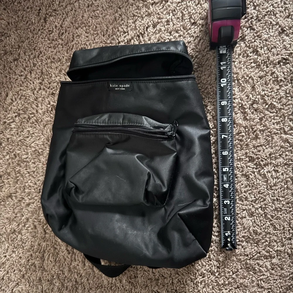Kate Spade New York Black Nylon Backpack Mini Travel Bag